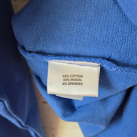 Peter Millar Georgia Vault Lava Wash Crew Sweatshirt Womens Size M Blue NEW - Picture 6 of 6